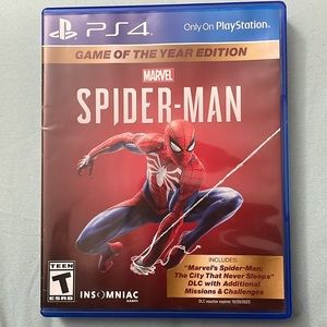 PS4 Game of the Year Edtion Spider-Man
